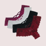 Elegant Lace Thongs Underwear Pack (of 4) - Image 3