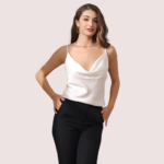 Premium Silk Cowl Neck Camisole for Layering