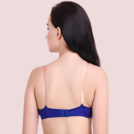 Blue Transparent Strap Bra - Image 2