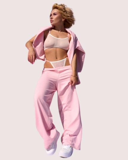 Moonlit Elegance Sheer White Lingerie Set
