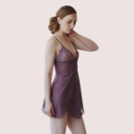 Velvet Moon Sheer Mesh Slip – Plus Size - Image 2