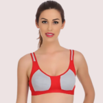 "Medium" Impact sports bra panty set pack of 3 - Image 2