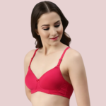 Passion Plunge – Red Seamless Padded Bra - Image 2