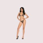 Very sexy see through micro bra and thong set - Image 2