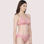 Wire-Free Women's Cotton Sports Bra Panty Set (2 pack) - Image 2