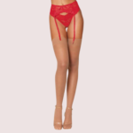 Rouge Seduction Lace Garter Belt