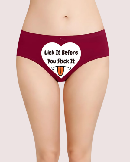 Playful Custom Message Intimate Panty