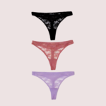 Pack Of 3 Ladies Sexy Sheer Tanga Thongs - Image 3