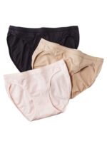 Westren Beauty  Plus Size Elastic Waist Panties 3-Pack+ 1 Free Bra - Image 2
