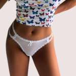 Women's Hollow Lace Thongs Brief Underwear