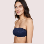 Sexy Tube Bandeau Bra Top in Striking Cobalt - Image 3