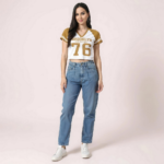 "Brooklyn 76" Varsity Crop Top
