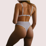 French Daina see through bridal bra set - Image 2