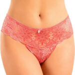 Women’s Intimates Lace Thong Set - 4 in a Pack