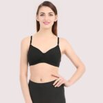 Black Non Wired Padded Bra