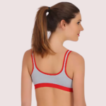 "Medium" Impact sports bra panty set pack of 3 - Image 3