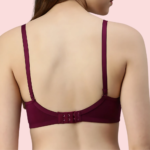 Burgundy Bloom – Maroon Padded Bra (2-Pack ) - Image 3