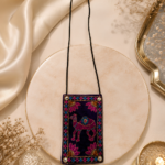 Royal Caravan Embroidered Mobile Sling Bag - Image 3