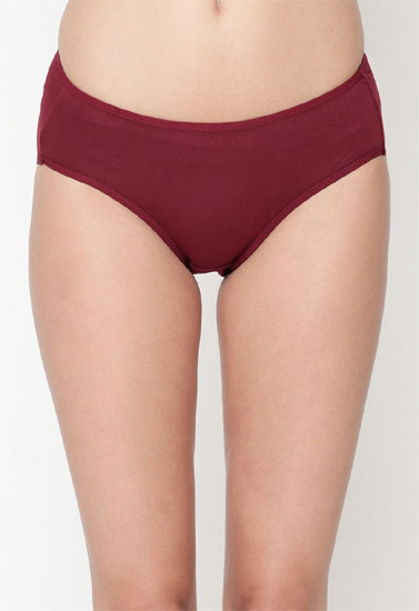 p5MFTJk8VHE5SOS8i8vdGJns1TQOwAtIj3aM7raa.jpg Comfy Snazzy Way Women's Best Fitting Plus Size Maroon Cotton Panties(Pkt of 2) - Image 1