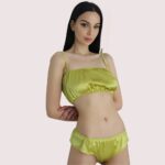 Chic Pure Silk Bra Set for Women