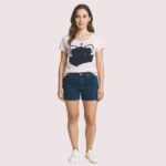Pink Crown Graphic Casual Tee