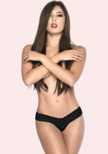 2 pack seductive lace thong panties underwear